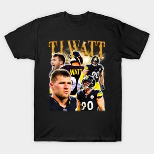 VINTAGE TJ WATT FOOTBALL T-Shirt